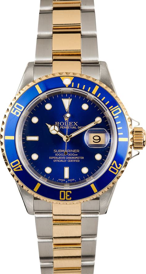 rolex blue silver gold|gold rolex with blue face.